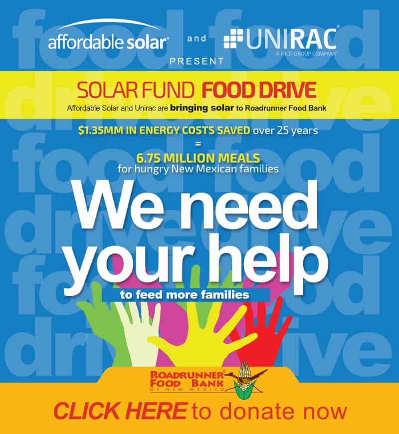 Solar Fund Food Drive