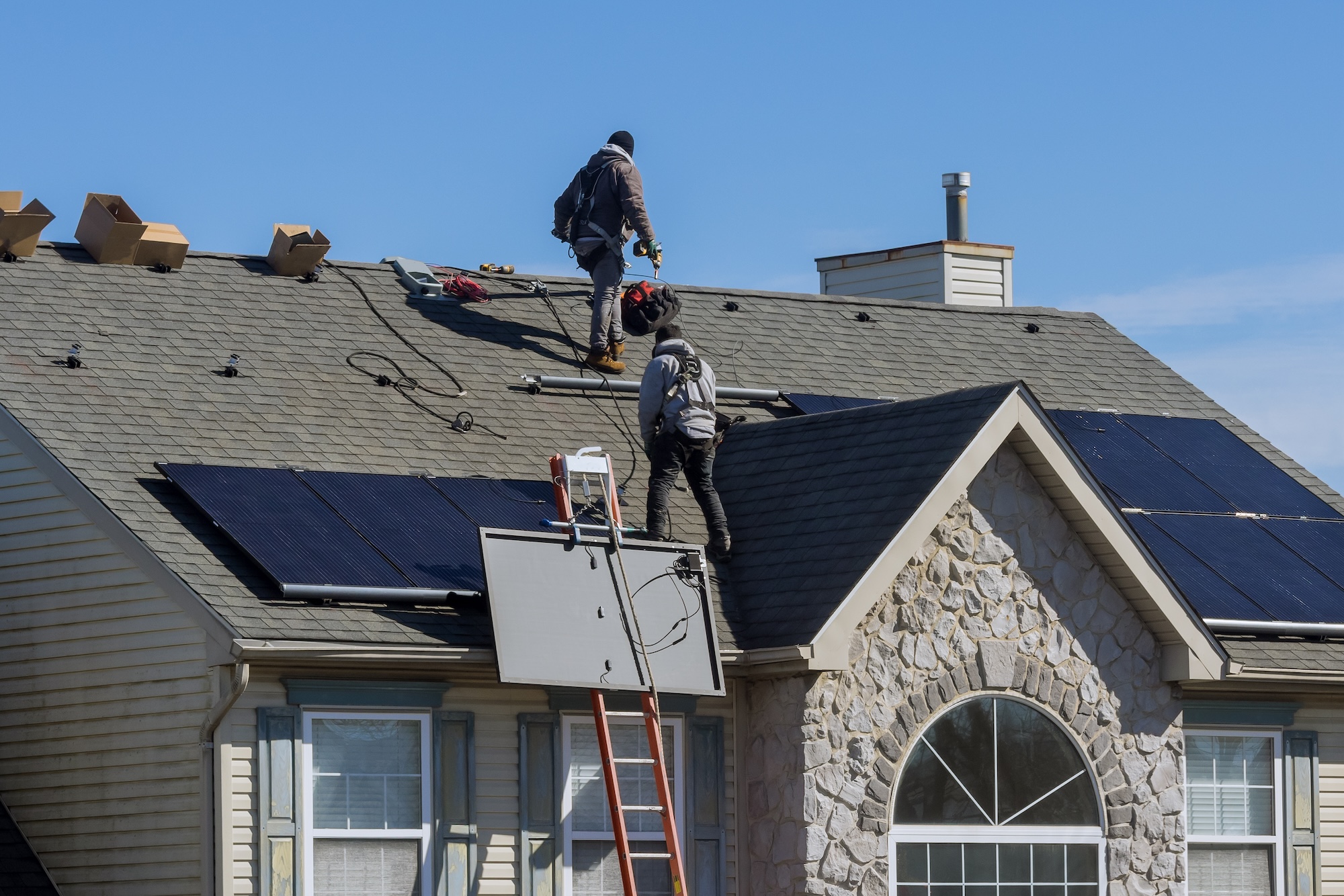 Image of a Solar install and service provided by Affordable Solar